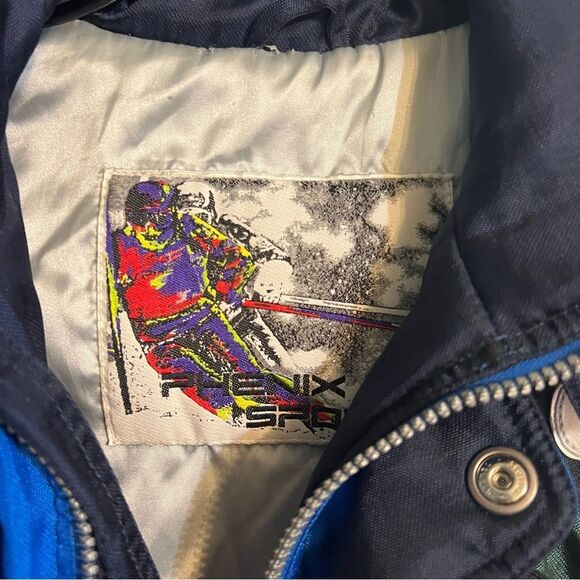 Phenix Sports Vintage Winter Ski Vest Men’s Sz XS // Women’s Small Blue - Picture 11 of 14